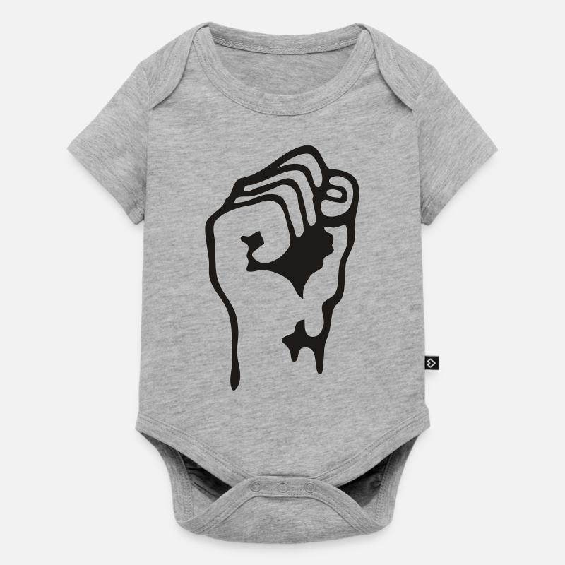 faust02 - Body à manches courtes Premium Bébé - gris chiné