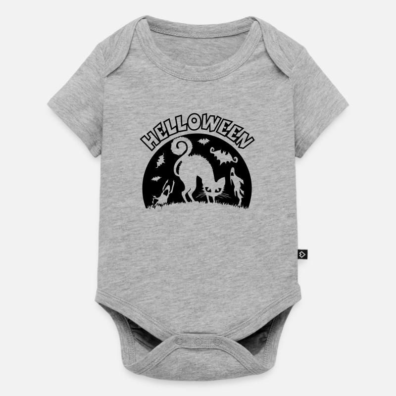 Helloween01 - Body à manches courtes Premium Bébé - gris chiné