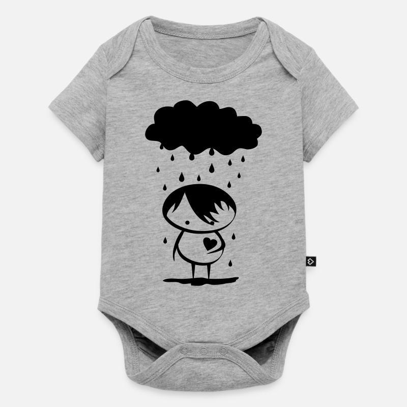 Emo - Body à manches courtes Premium Bébé - gris chiné
