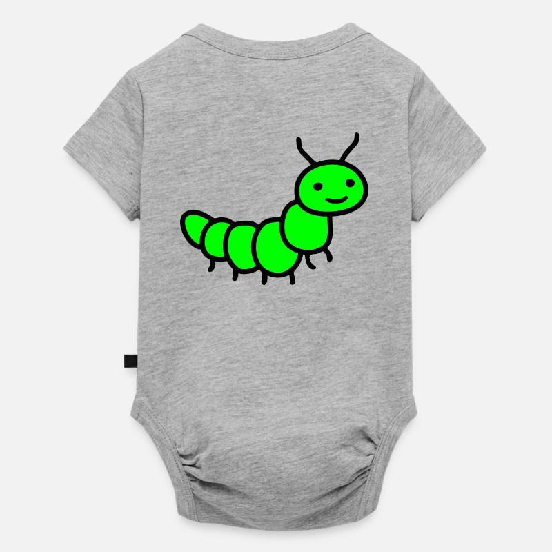 chenille - Body à manches courtes Premium Bébé - gris chiné