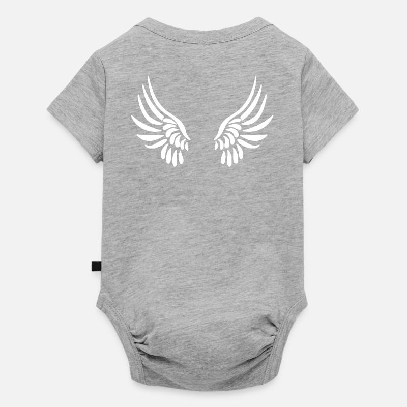 LIKE A BIRD - Body à manches courtes Premium Bébé - gris chiné