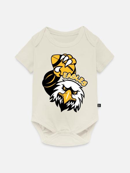 Eagles Rugby - Baby Premium Kurzarmbody - Naturweiß
