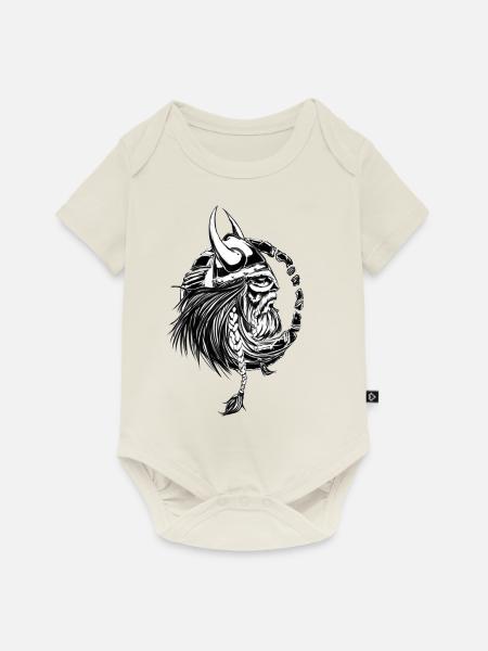 Vikings - Baby Premium Kurzarmbody - Naturweiß