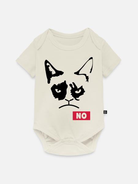 Grumpy Cat - Baby Premium Kurzarmbody - Naturweiß