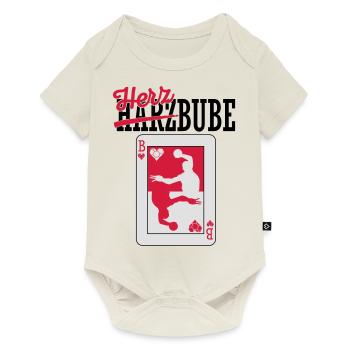 Herzbube - Handball JGA - Baby Premium Kurzarmbody - Naturweiß - Vorne