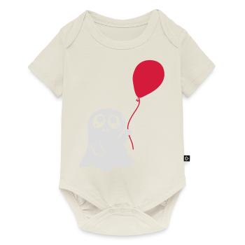 Conception de la bande dessinée Balloon Spirit - Body à manches courtes Premium Bébé - blanc cassé - Devant