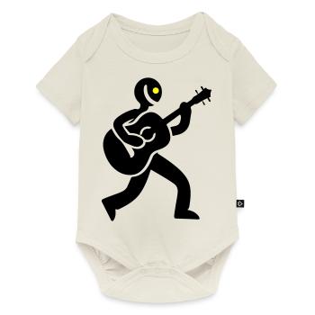 Musicien Guitariste - Body à manches courtes Premium Bébé - blanc cassé - Devant