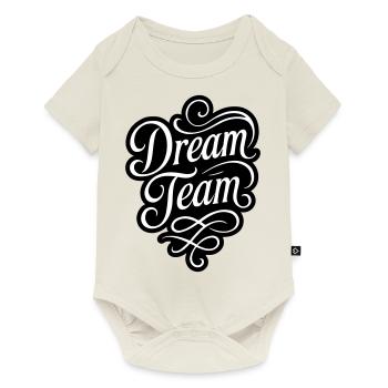 Équipe de rêve - Body à manches courtes Premium Bébé - blanc cassé - Devant