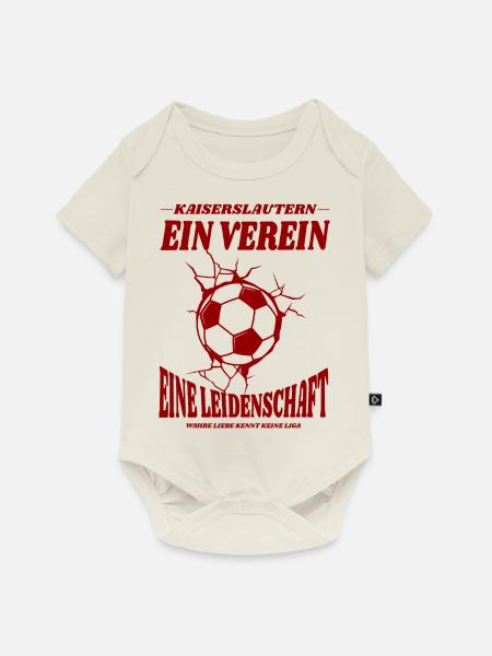 Kaiserslautern Fußball Spruch Geschenk - Baby Premium Kurzarmbody - Naturweiß