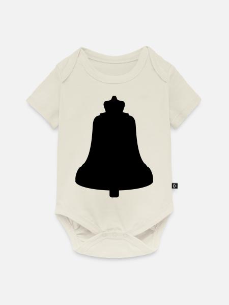 Kirchen Glocke - Baby Premium Kurzarmbody - Naturweiß