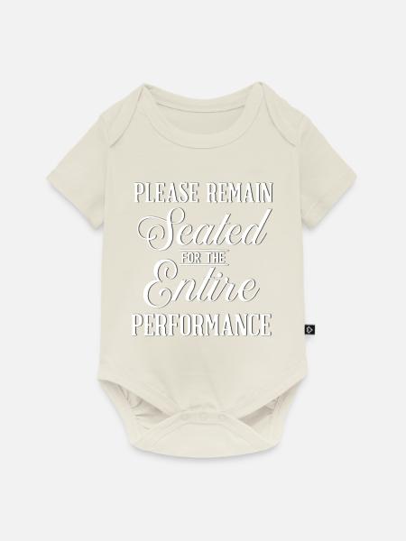 Funny Performance - Baby Premium Kurzarmbody - Naturweiß