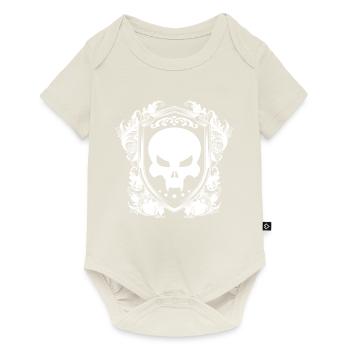 crâne - Body à manches courtes Premium Bébé - blanc cassé - Devant