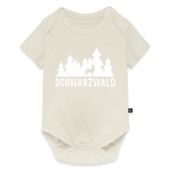 Schwarzwald Hirsch - Baby Premium Kurzarmbody - Naturweiß - Vorne