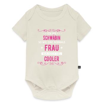 Schwaben Schwabe Schwaben Oberschwaben - Baby Premium Kurzarmbody - Naturweiß - Vorne