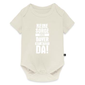 Bayern bayrisch Bayer Deutschland Heimat Spruch - Baby Premium Kurzarmbody - Naturweiß - Vorne