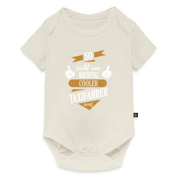 Taxifahrer Taxi Chauffeur Spruch - Baby Premium Kurzarmbody - Naturweiß - Vorne