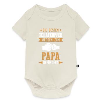 Schafkopfen Schafkopf Kartenspiel Spruch - Baby Premium Kurzarmbody - Naturweiß - Vorne