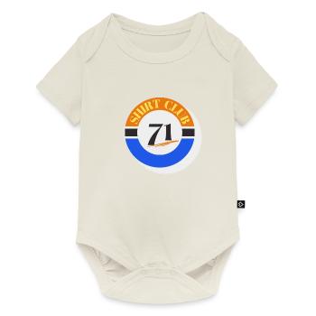 Shirt Club 71 - Baby Premium Kurzarmbody - Naturweiß - Vorne