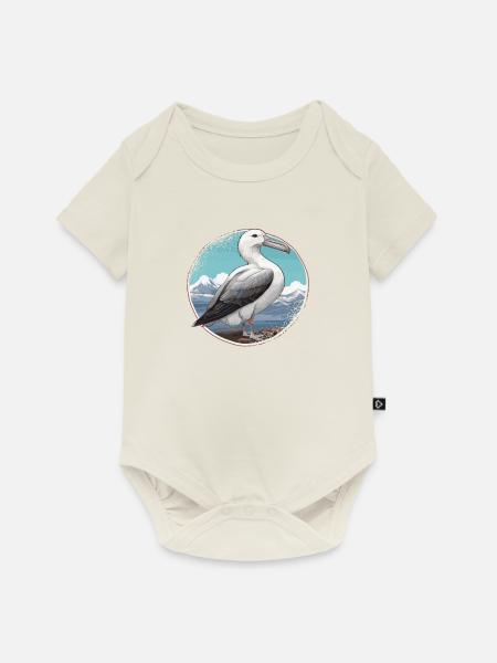 Vogelzüchter Ornithologe Vogelbeobachter - Baby Premium Kurzarmbody - Naturweiß
