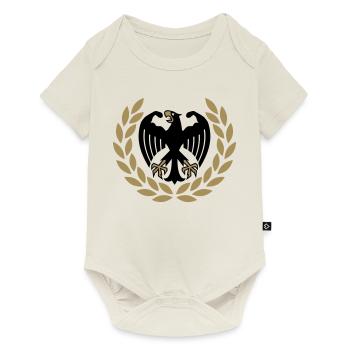 Haltérophilie allemande Adler - Body à manches courtes Premium Bébé - blanc cassé - Devant