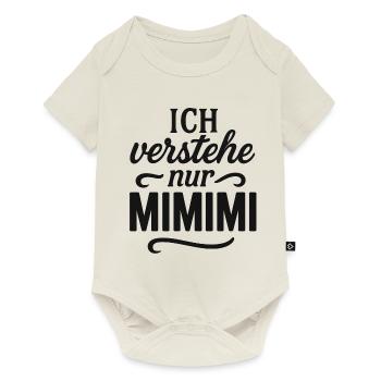 Mimimi dit bureau drôle - Body à manches courtes Premium Bébé - blanc cassé - Devant