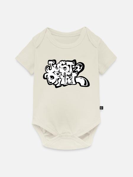 Just Drift - Baby Premium Kurzarmbody - Naturweiß