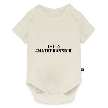 Mathe Mathematiker Matheo Lustig Geschenk Mathe - Baby Premium Kurzarmbody - Naturweiß - Vorne