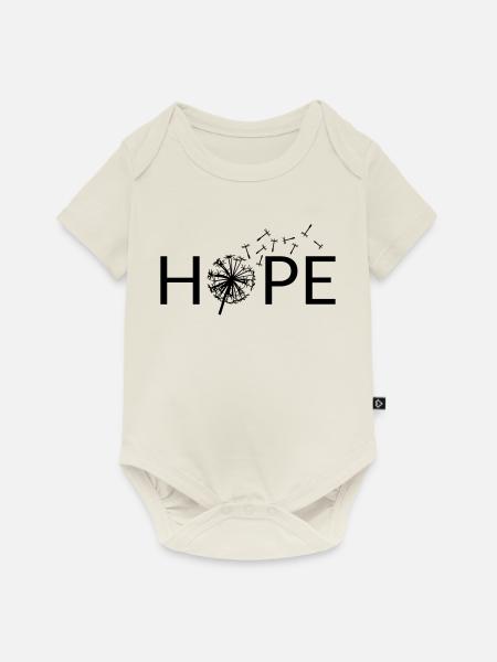 Hope - Baby Premium Kurzarmbody - Naturweiß