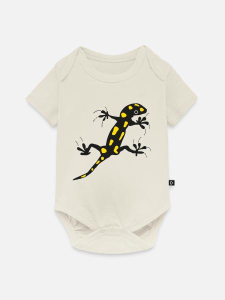 Feuersalamander - Baby Premium Kurzarmbody - Naturweiß