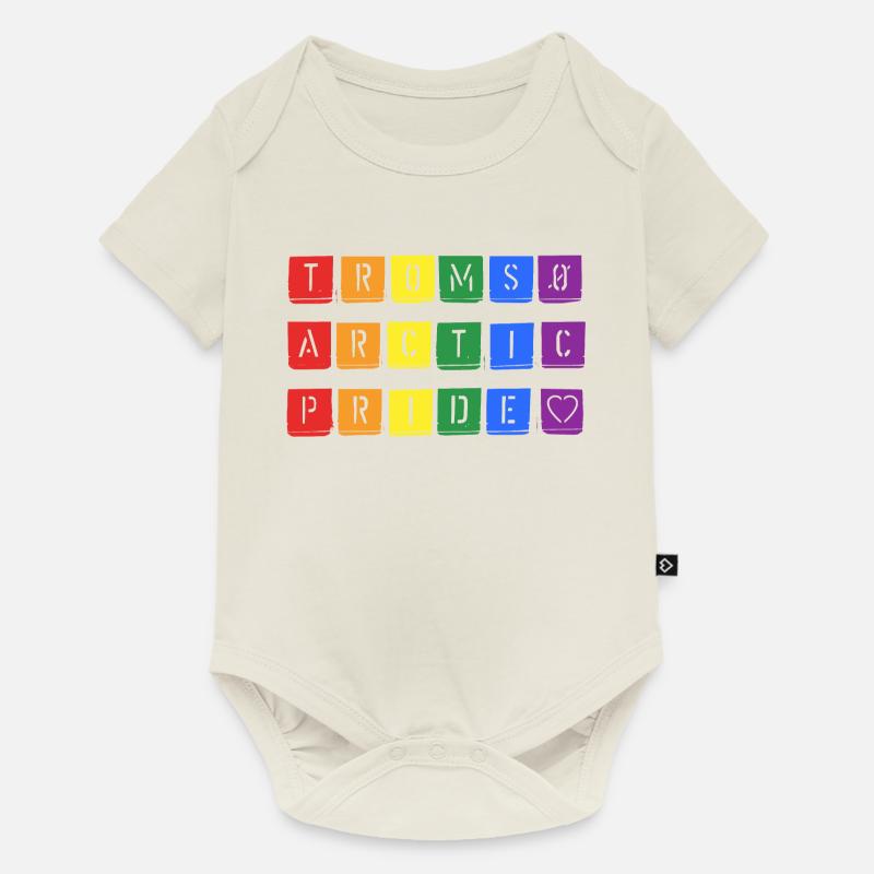 Tromsø Arctic Pride - Body à manches courtes Premium Bébé - blanc cassé