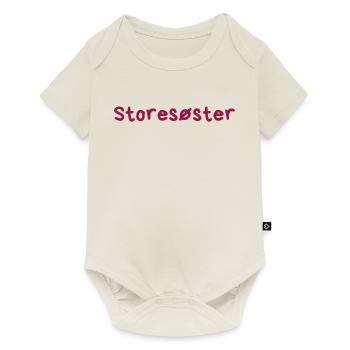 Große Schwester - Baby Premium Kurzarmbody - Naturweiß - Vorne