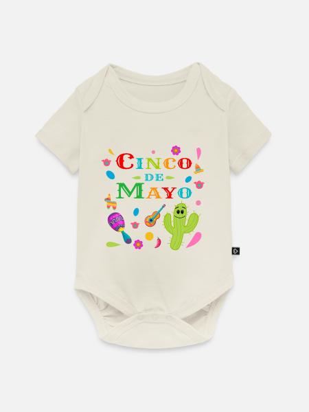 Cinco de Mayo - Baby Premium Kurzarmbody - Naturweiß