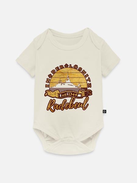 Radebeul - Baby Premium Kurzarmbody - Naturweiß