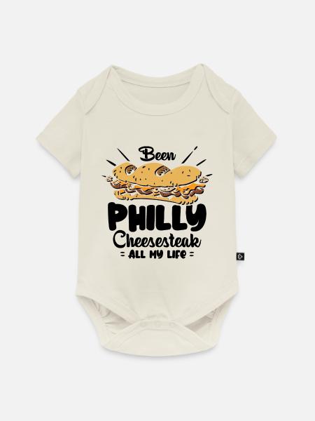Philly Breakfast Sandwich - Baby Premium Kurzarmbody - Naturweiß