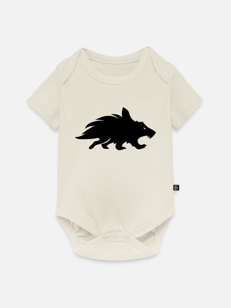 Tierische Silhouetten - Baby Premium Kurzarmbody - Naturweiß