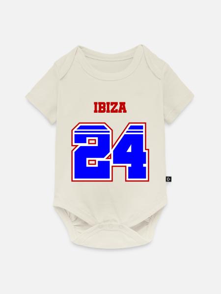 Ibiza 24 - Baby Premium Kurzarmbody - Naturweiß