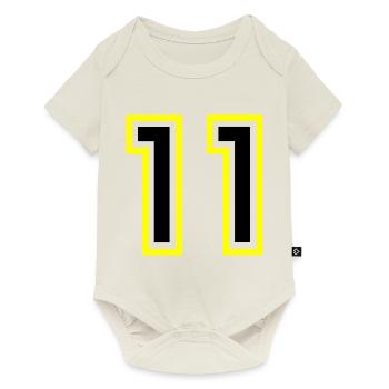 11 Number College - Baby Premium short-sleeve bodysuit - off white - Front