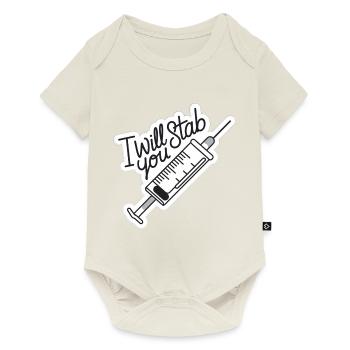 I Will Stab You 13 - Baby Premium Kurzarmbody - Naturweiß - Vorne