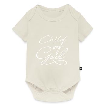 Child of God en blanc - Body à manches courtes Premium Bébé - blanc cassé - Devant