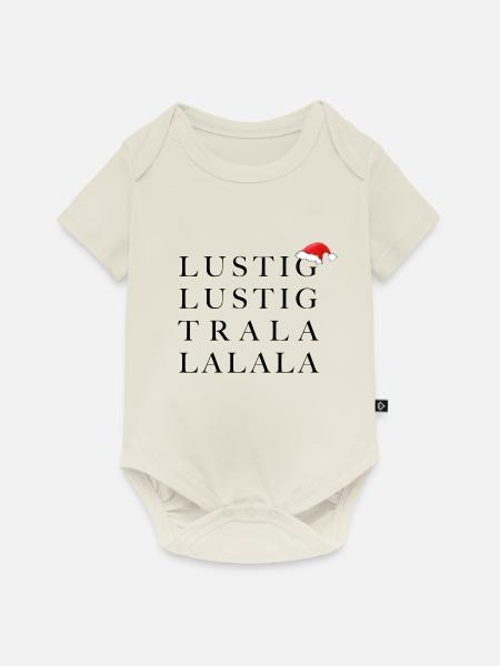Lustige Weihnachten Männer Frauen Kinder - Baby Premium Kurzarmbody - Naturweiß