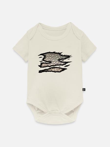 Pike - Baby Premium Kurzarmbody - Naturweiß
