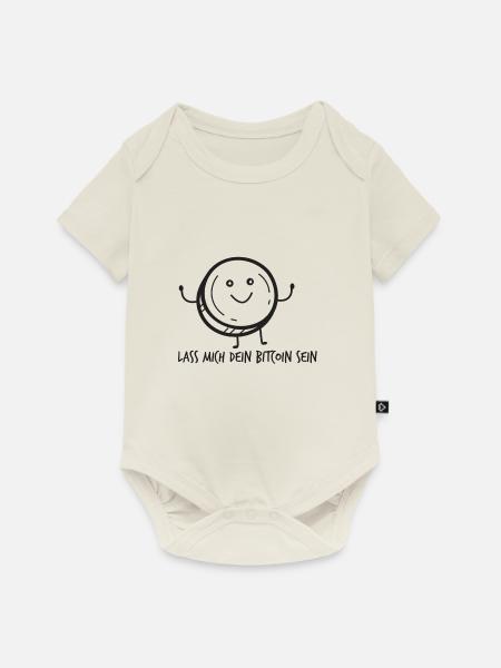 Bitcoin - Baby Premium Kurzarmbody - Naturweiß
