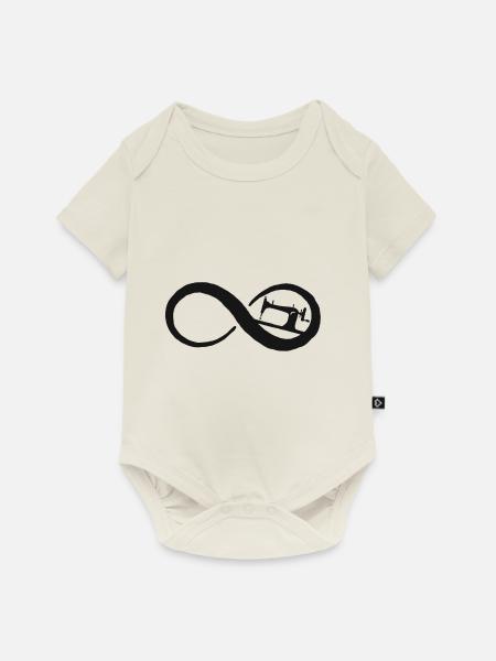 Nähen - Baby Premium Kurzarmbody - Naturweiß