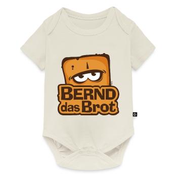 Bernd Das Brot Logo - Baby Premium Kurzarmbody - Naturweiß - Vorne
