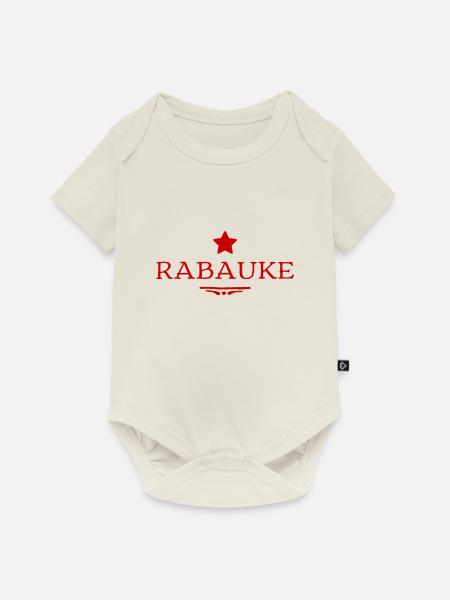 ich bin ein Rabauke - Baby Premium Kurzarmbody - Naturweiß