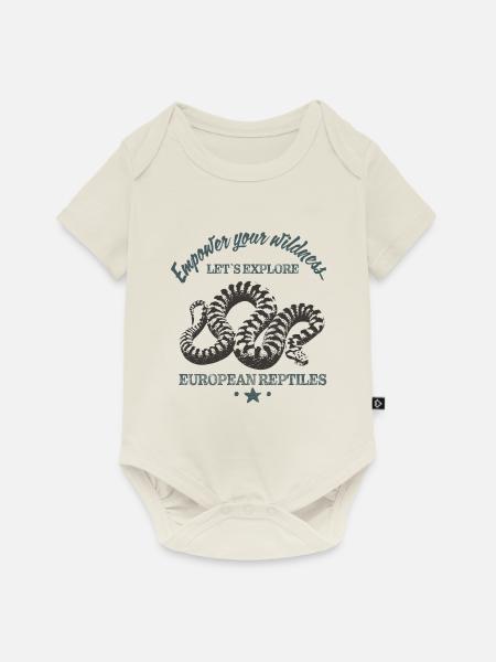 Empower your wildness - Baby Premium Kurzarmbody - Naturweiß