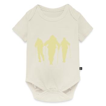 Nordic Walking Silhouette Team - Baby Premium short-sleeve bodysuit - off white - Front