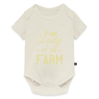 Lady Farmer Landwirtin - Body à manches courtes Premium Bébé - blanc cassé - Devant