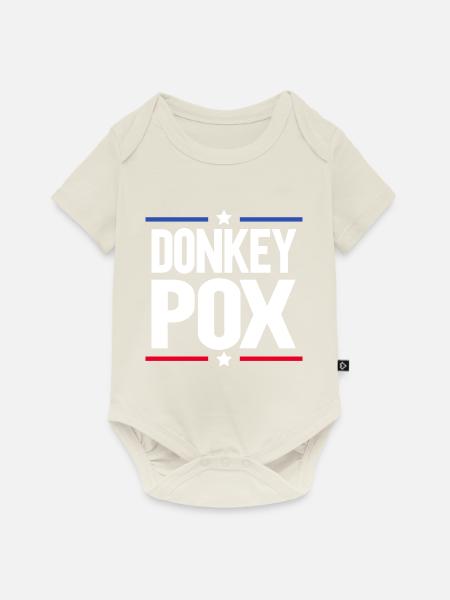 Donkey Pox - Baby Premium Kurzarmbody - Naturweiß