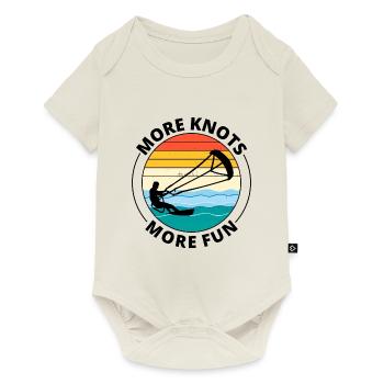 Kitesurfing Kitesurf Kiteboarding Kiteboard - Body à manches courtes Premium Bébé - blanc cassé - Devant